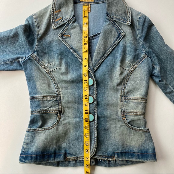 Nine by DMBM Jean Jacket Woman's Size Medium - Picture 9 of 11